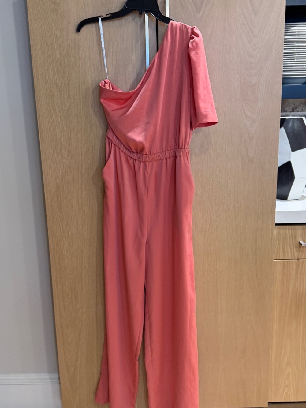 One shoulder jumpsuit/tracy Reese